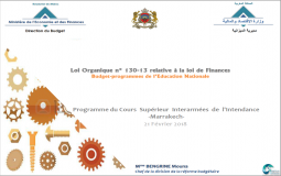 Conférence sur la LOF: Programme du Cours Supérieur  Interarmées  de  l'Intendance -Marrakech
